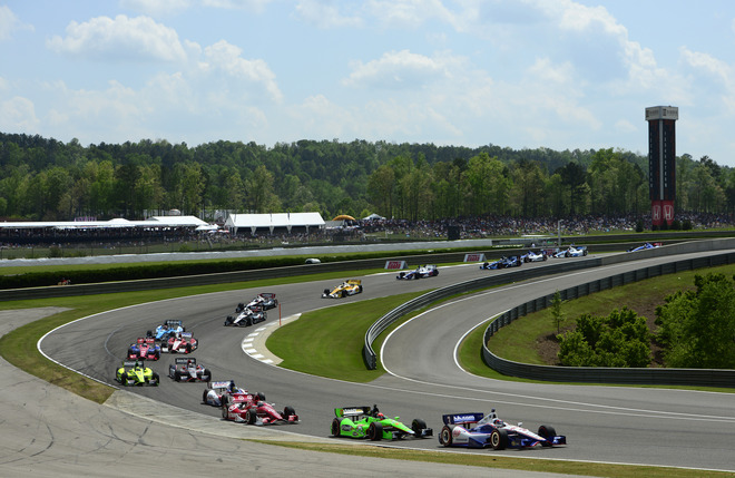 IndyCar, 2012 Honda Indy Grand Prix of Alabama, старт гонки