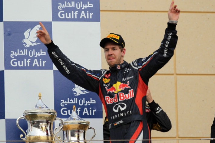 Formula-1, Гран При Бахрейна 2012, Себастьян Феттель Formula-1, Гран При Бахрейна 2012, Себастьян Феттель