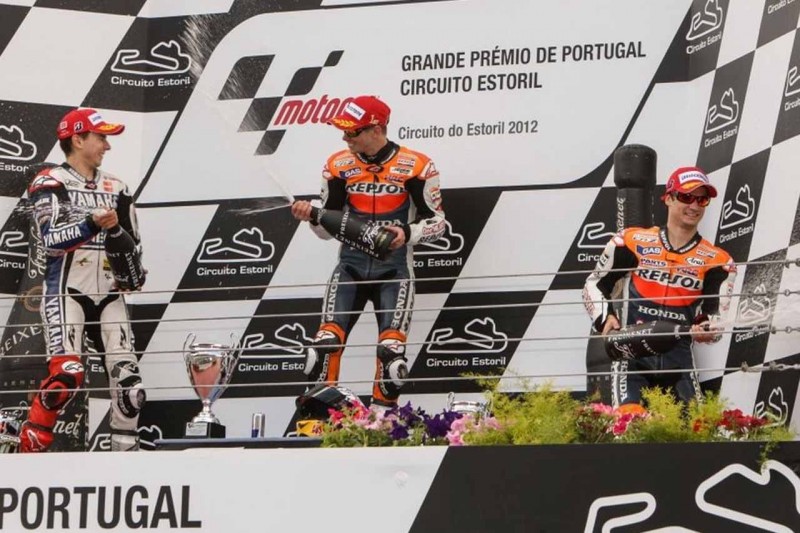 MotoGP, Гран При Португалии 2012, Подиум MotoGP, Гран При Португалии 2012, Подиум