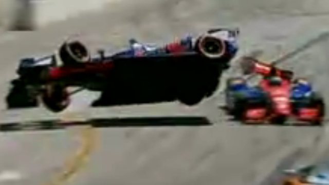 IndyCar, 2012 Toyota Grand Prix of Long Beach, Авария Андретти и Рейхола