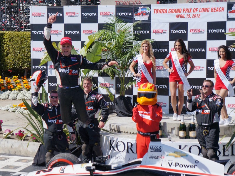 IndyCar, 2012 Toyota Grand Prix of Long Beach, Победный прыжок Уилла Пауэра