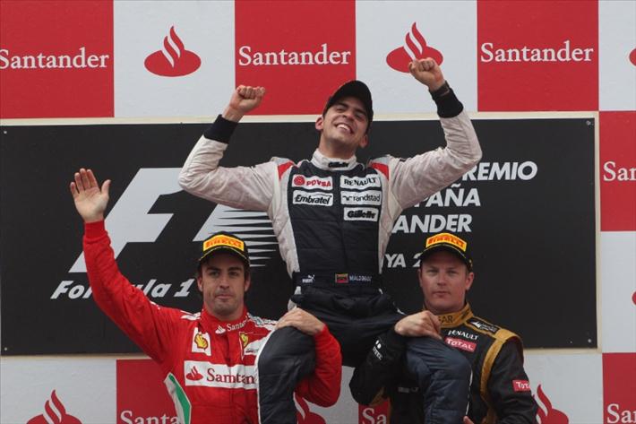 Formula-1, Гран При Испании 2012, Подиум Formula-1, Гран При Испании 2012, Подиум