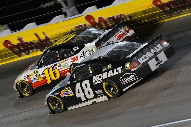 NASCAR, 2012 Bojangles' Southern 500, Грег Биффл, Джимми Джонсон NASCAR, 2012 Bojangles' Southern 500, Грег Биффл, Джимми Джонсон