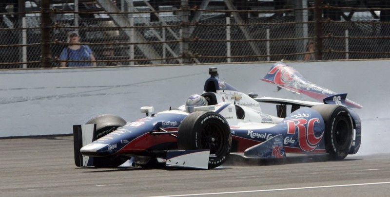 IndyCar, 2012 Indianapolis 500, Марко Андретти, Удар о стену IndyCar, 2012 Indianapolis 500, Марко Андретти, Удар о стену