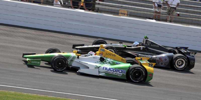 IndyCar, 2012 Indianapolis 500, Симона де Сильвестро, Жан Алези IndyCar, 2012 Indianapolis 500, Симона де Сильвестро, Жан Алези