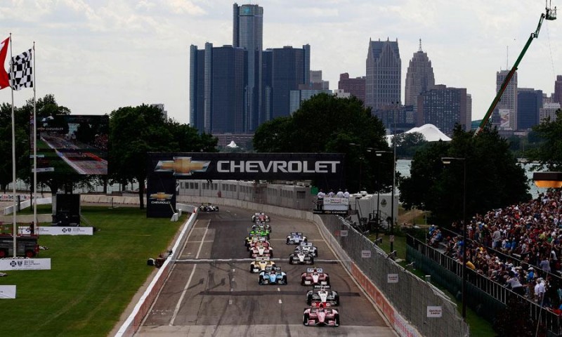IndyCar, 2012 Chevrolet Detroit Belle Isle Grand Prix, Старт гонки IndyCar, 2012 Chevrolet Detroit Belle Isle Grand Prix, Старт гонки