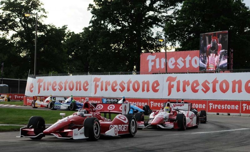IndyCar, 2012 Chevrolet Detroit Belle Isle Grand Prix, Борьба на трассе IndyCar, 2012 Chevrolet Detroit Belle Isle Grand Prix, Борьба на трассе