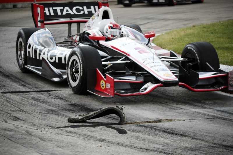 IndyCar, 2012 Chevrolet Detroit Belle Isle Grand Prix, Вывалившаяся заплатка IndyCar, 2012 Chevrolet Detroit Belle Isle Grand Prix, Вывалившаяся заплатка