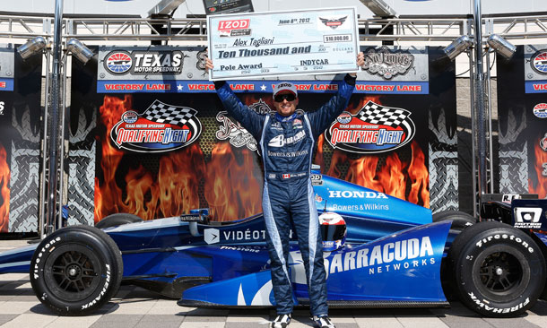 IndyCar, 2012 Firestone 550, Алекс Таглиани, Победитель квалификации IndyCar, 2012 Firestone 550, Алекс Таглиани, Победитель квалификации