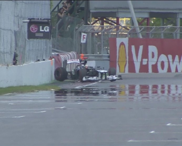 Formula-1, Гран При Канады 2012, Пастор Мальдонадо, Стена Чемпионов Formula-1, Гран При Канады 2012, Пастор Мальдонадо, Стена Чемпионов