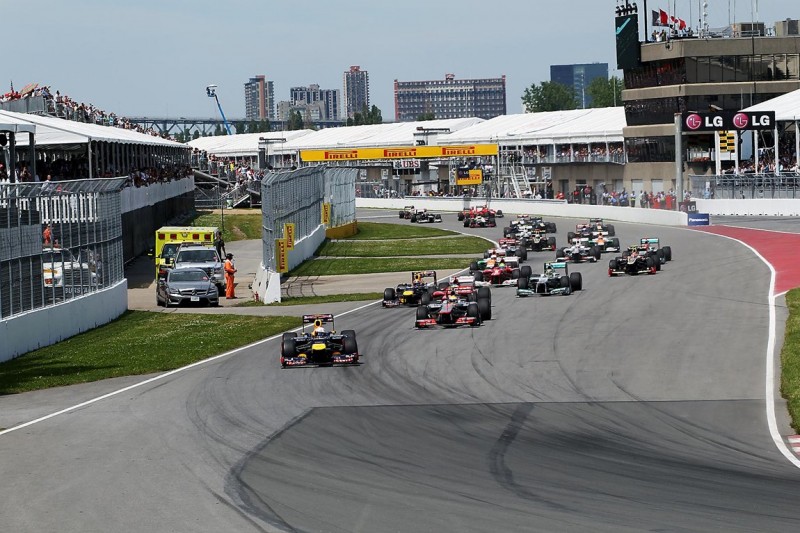 Formula-1, Гран При Канады 2012, Старт гонки Formula-1, Гран При Канады 2012, Старт гонки