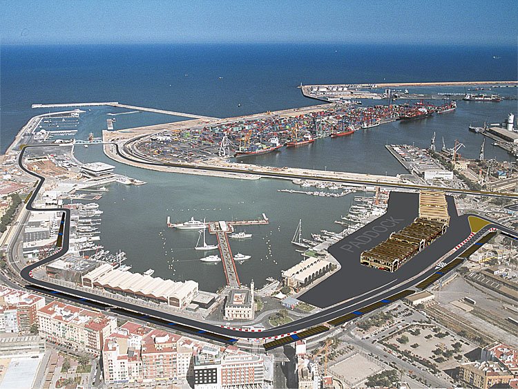 Formula-1, Гран При Европы 2012, Valencia Street Circuit Formula-1, Гран При Европы 2012, Valencia Street Circuit