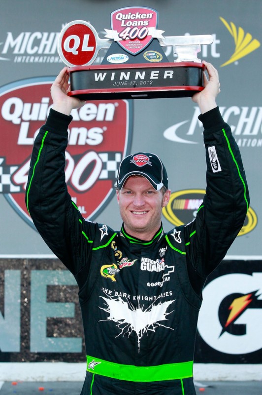 Dale Earnhards Juniuor, first win in 2012 Sprint Cup