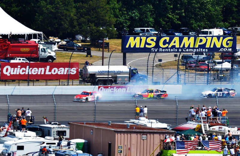 2012 Quicken Loans 400, Курт Буш в полете 2012 Quicken Loans 400, Курт Буш в полете