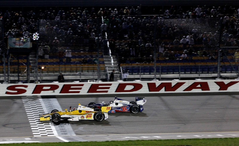 2012 Iowa Corn Indy 250 — финиш