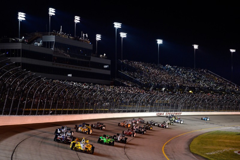 2012 Iowa Corn Indy 250 — Старт гонки