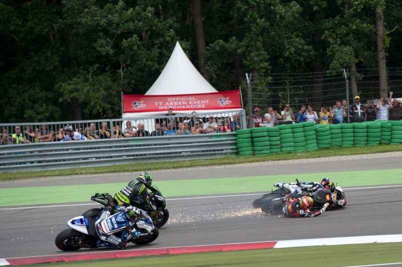 MogoGP — Гран При Нидерландов 2012, Авария на старте