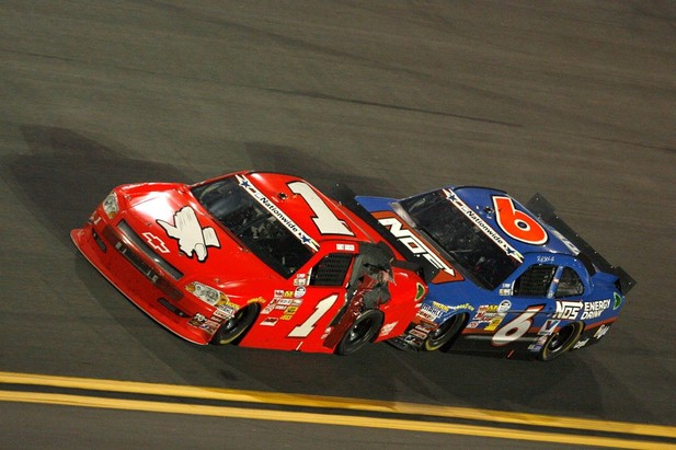 617x1-1kurtbu-6rsten, 2012 NationWide Subway Jalapeno 250 @ Daytona, #1 Kurt Busch, #6 Ricky Stenhouse