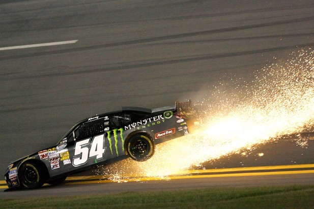 2012 NWide Daytona2 #54 Kyle Busch crash 2012 NWide Daytona2 #54 Kyle Busch crash