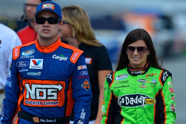 2012 NWide Daytona2: #6 Ricky Stenhouse, #7 Danica Patrick