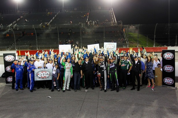 Bojangles' Southern 500 Cup 2012 May 12 HMS 200 wins