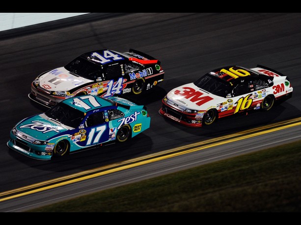 2012 Daytona 400: #17 MK, #14 TS, #16 GB