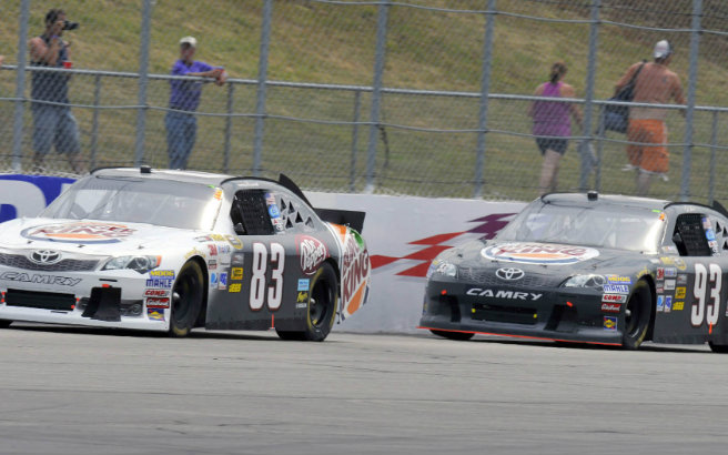 BK Racing (Toyota) 2012 are Travis Kvapil & Landon Cassill