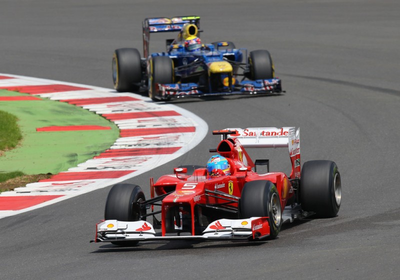 Formula-1, Гран При Великобритании 2012, Фернандо Алонсо и Марк Веббер