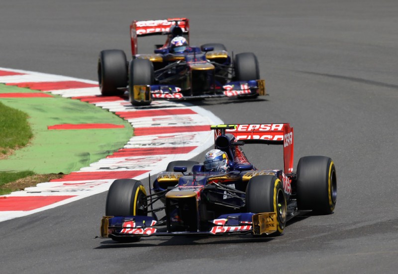 Formula-1, Гран При Великобритании 2012, Даниэль Рикьярдо и Жан-Эрик Вернь