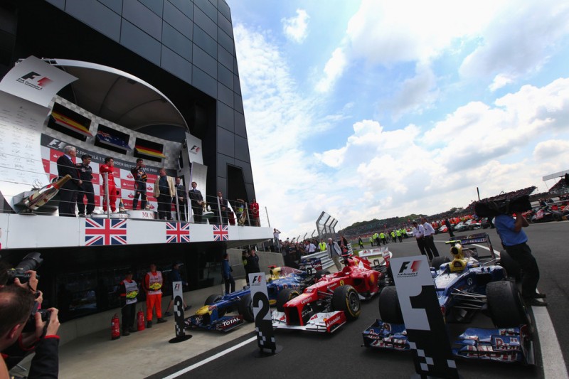 Formula-1, Гран При Великобритании 2012, Финиш гонки