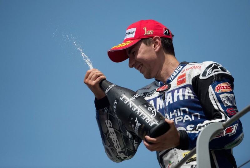 MotoGP, 2012 Gran Premio d-Italia TIM, Хорхе Лоренцо на подиуме