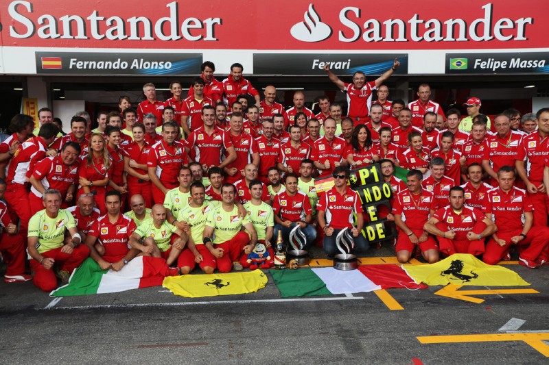 Formula-1, Гран При Германии 2012, Команда Ferrari, Алонсо и Масса