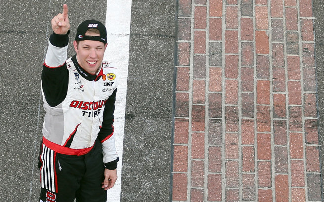 The inaugural Nationwide race at the Brickyard didn't disappoint as Brad Keselowski emerged from late-race drama to give Roger Penske his first stock-car win at Indianapolis.