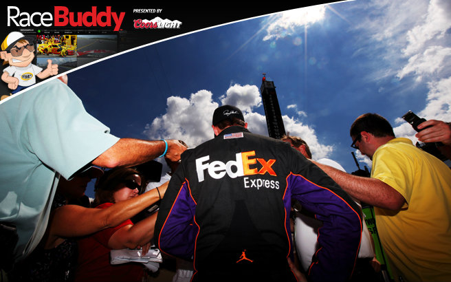 2012 Nascar Cup @ Brickyerd 400 - #11 Danny Hamlin on pole