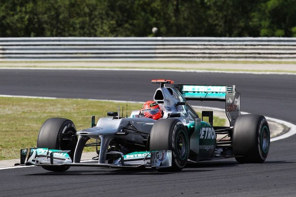 Formula-1, Гран При Венгрии 2012, Шумахер