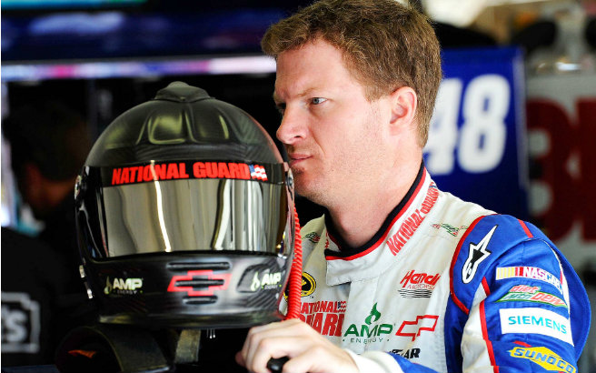 Dale Earnhardt Jr. recovered from a disappointing qualifying run to place third at the early practice at AMS 2012 AdvoCare 500