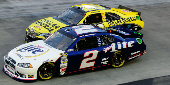 The initial meeting between Brad Keselowski and Joey Logano came four years ago, and it involved hard feelings and raised middle digits.