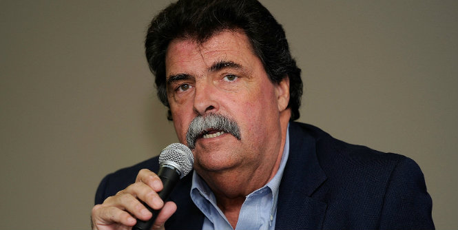 NASCAR president Mike Helton answered questions on Wednesday at the NASCAR Contenders Live news conference before the Chase 2012 NASCAR president Mike Helton answered questions on Wednesday at the NASCAR Contenders Live news conference before the Chase 2012
