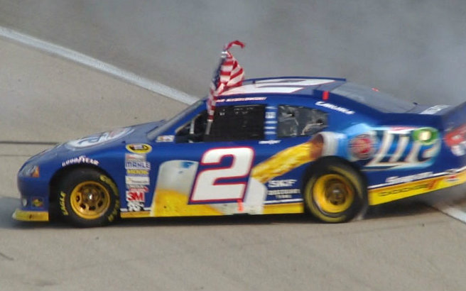 Brad Keselowski was able to hold off Jimmie Johnson, who led the majority of the race, down the stretch at Chicagoland and win the opening race of the Chase.