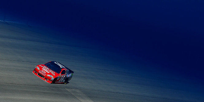 Tony Stewart seems to have the weight of the Stewart-Haas Racing world on his shoulders, but he deals with it well.