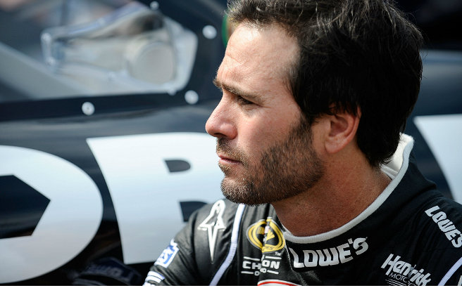 The aura of Jimmie Johnson took a ding when he was outrun by Brad Keselowski last week. He'll try to rebound starting with practice in Loudon.