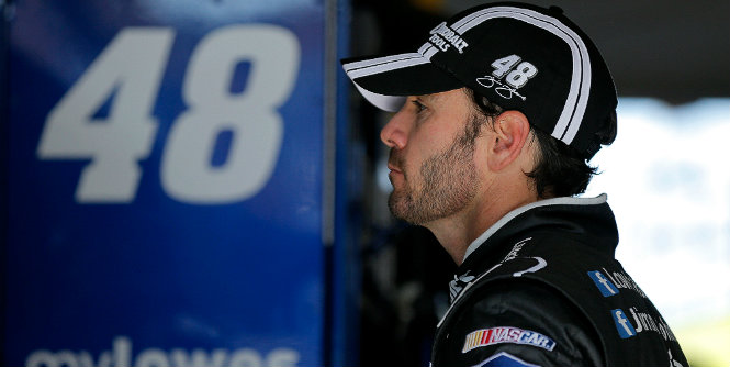 Johnson favorite regardless of practice times. Jimmie Johnson, the clear-cut favorite at Dover, compares the track to those of his dirt-racing upbringing. 