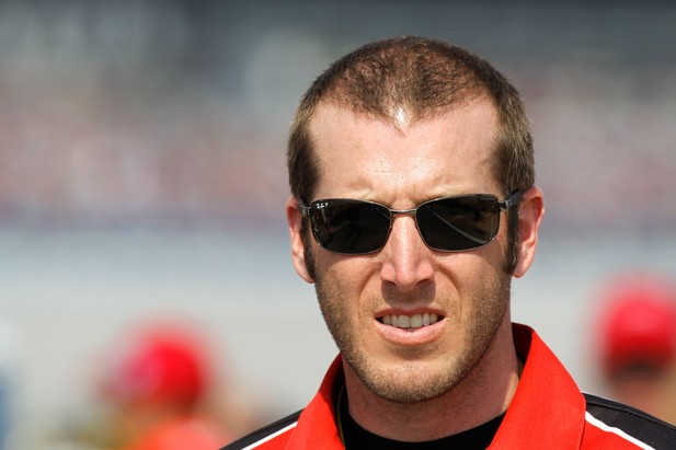 Alan Gustafson, crew chief of the #24 Drive to End Hunger Chevrolet, walks on the grid during qualifying at Talladega fall race 2012.