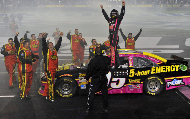 Clint Bowyer saves fuel to ignite first Chase win. Bowyer emerges victorious at CMS. From close calls to capturing the checkered flag on fumes, check out the best moments from the weekend that was in Charlotte.