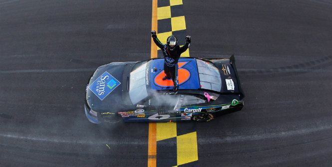 Stenhouse rallies for improbable win at Kansas. Sixth sense: Instead of a damaging championship day for Ricky Stenhouse Jr., No. 6 won his sixth race of the season and now is only six points back of the lead.