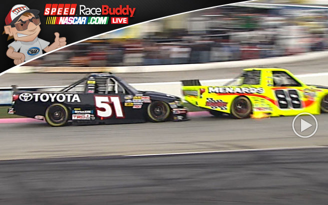 Hamlin has it - Denny Hamlin gets another win in the Trucks Series after saying that it was the only thing he wanted. Meanwhile, there is a shake up in the points standings 2012 Truck Series.