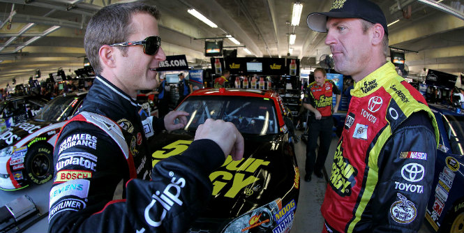 Two-horse race? Bowyer begs to differ. Clint Bowyer and Kasey Kahne still believe they have a chance to capture the Chase championship.