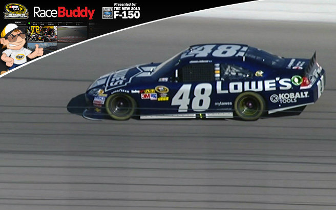 Jimmie Johnson is running at Texas like the five-time champion he's been and the champion he wants to be again. Can he be headed?