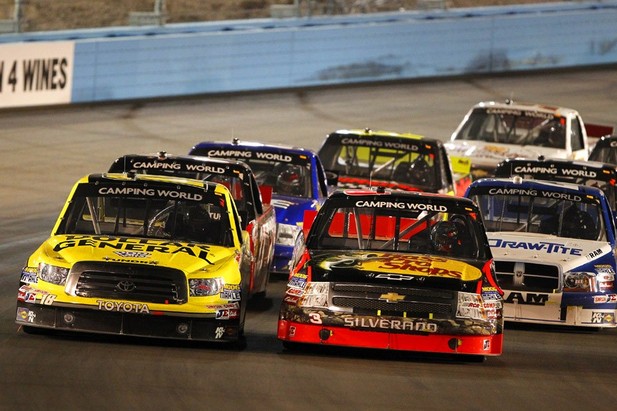 November 9th, 2012, Avondale, Arizona, USA Ty Dillon and Brian Scott during the Lucas Oil 150 race at Phoenix International Raceway at Avondale, Arizona ©2012