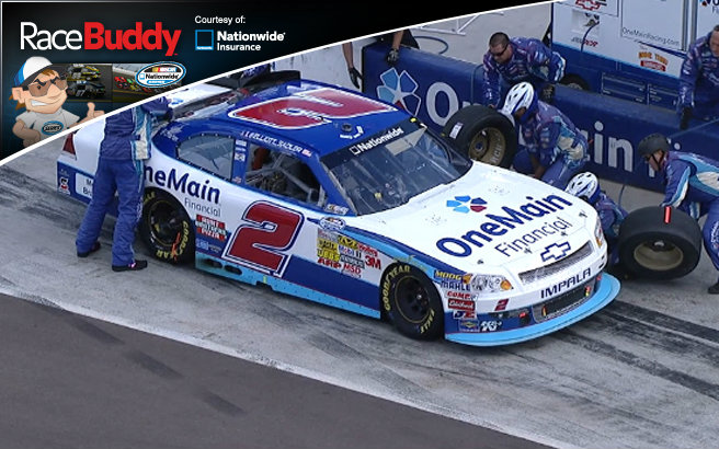 Elliott Sadler just can't catch a break at Phoenix. After starting at the back, the No. 2 car was moving up through the field until a bad pit stop derailed his progress.